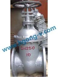 DIN/API carbon steel industrial flange gate valve
